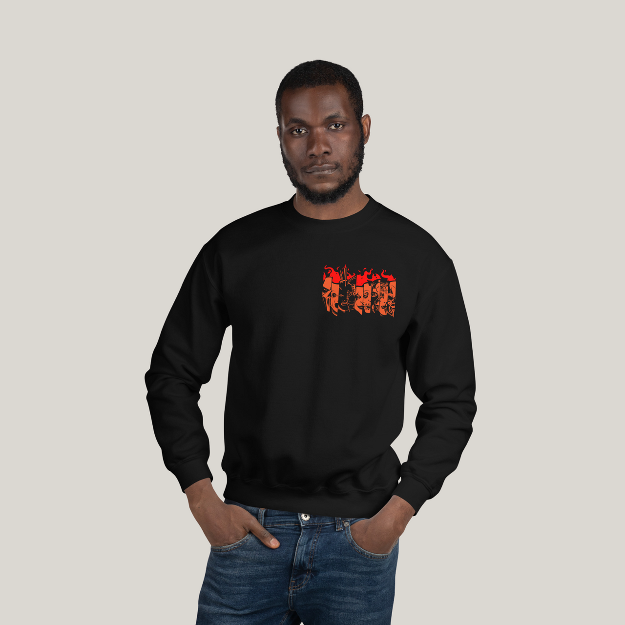 Men's Mask Sweatshirt