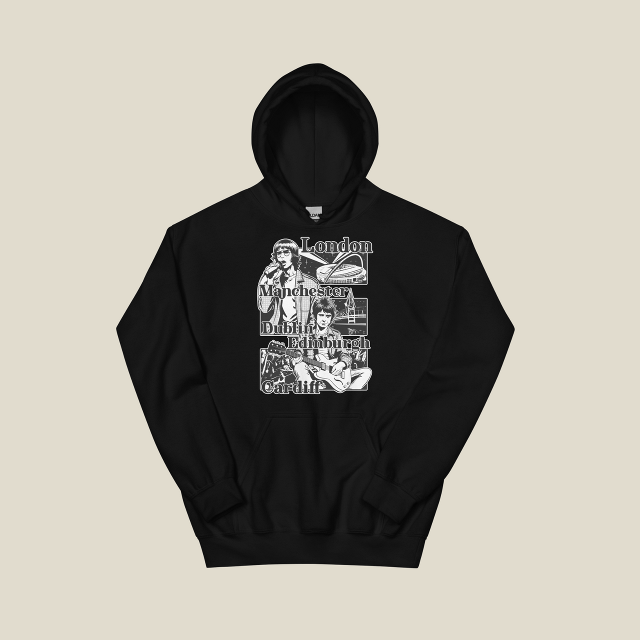 Men's Cities Dark Hoodie