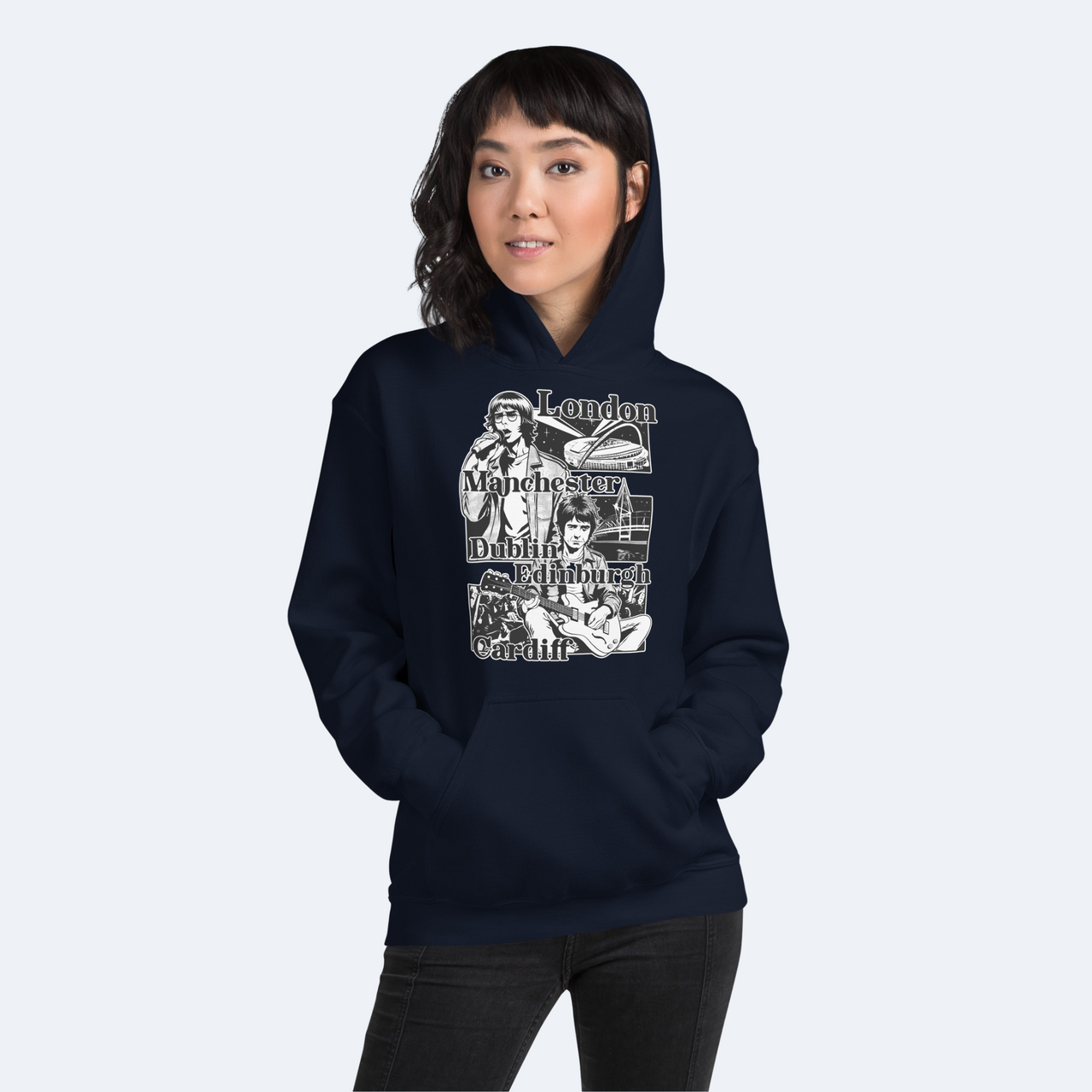 Women's Cities Dark Hoodie