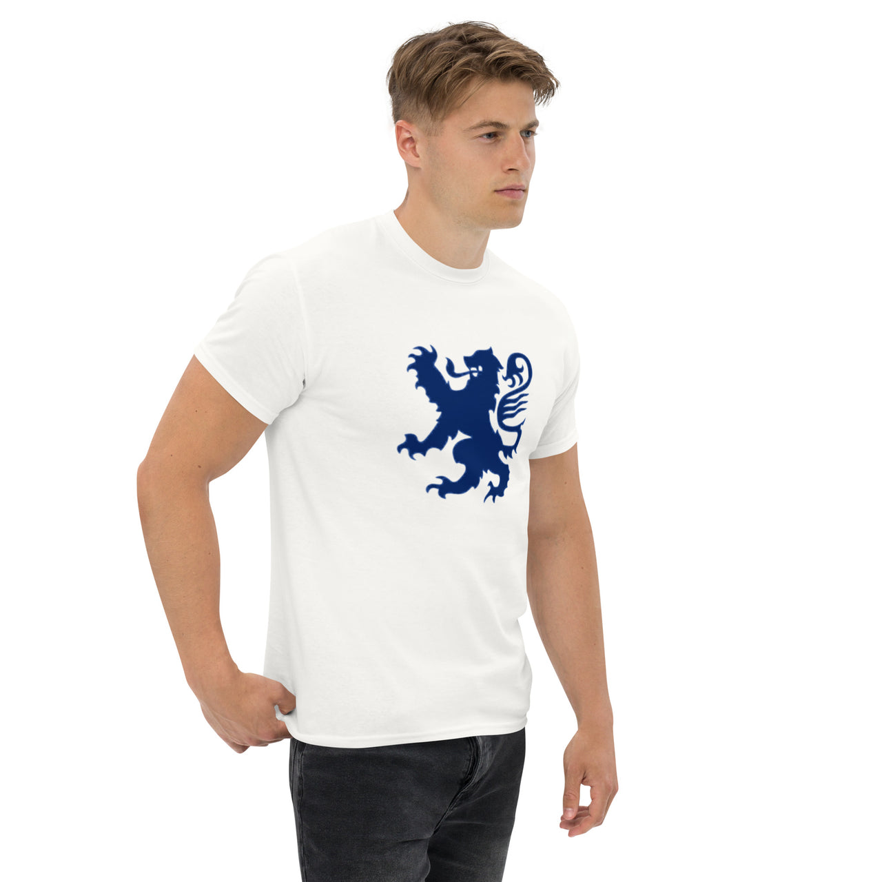 Men’s White Scottish Lion Game Day T-shirt