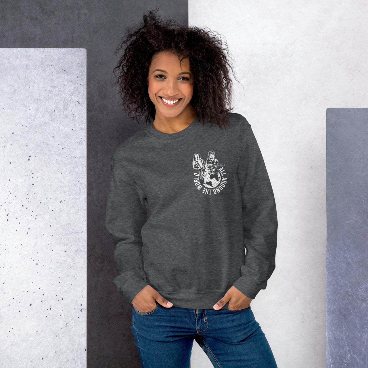 Women's World Dark Sweatshirt