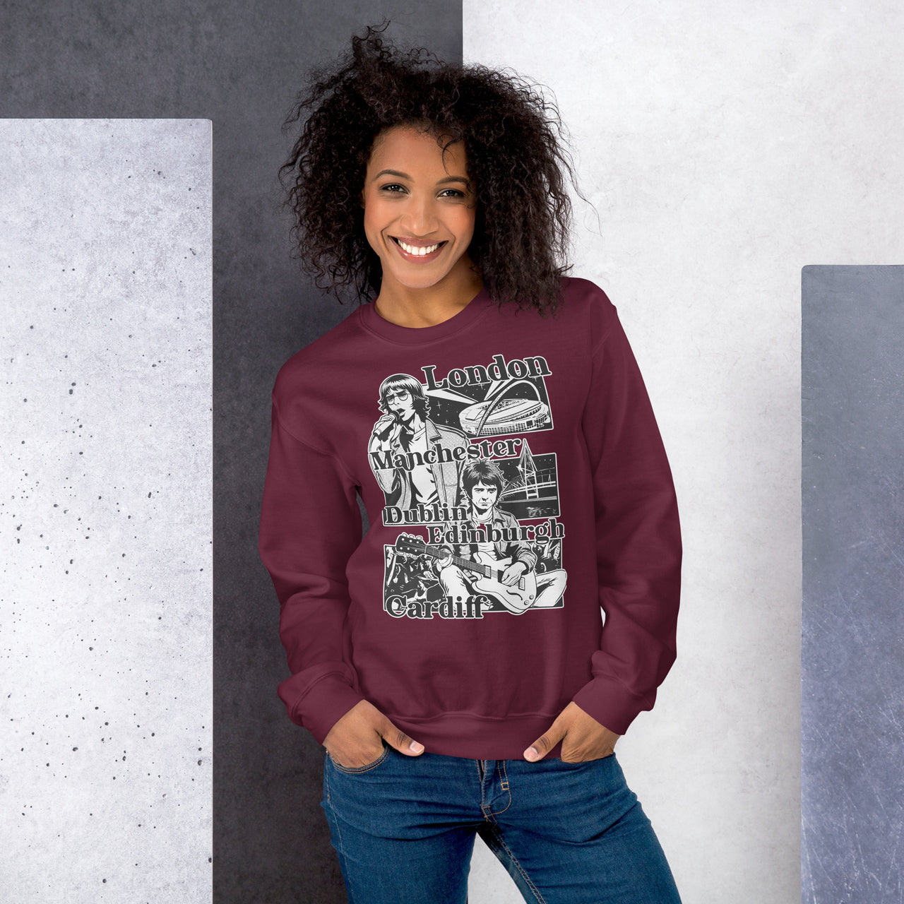 Women's Cities Dark Sweatshirt