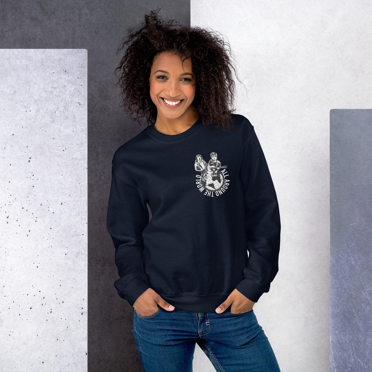 Women's World Dark Sweatshirt