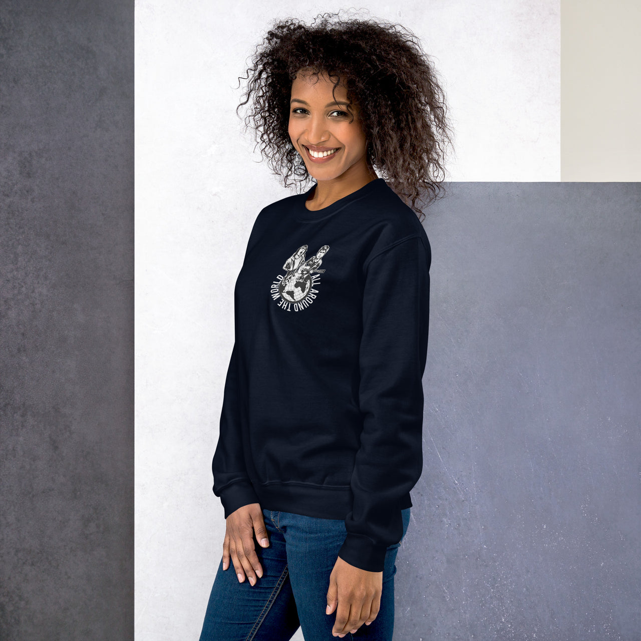 Women's World Dark Sweatshirt