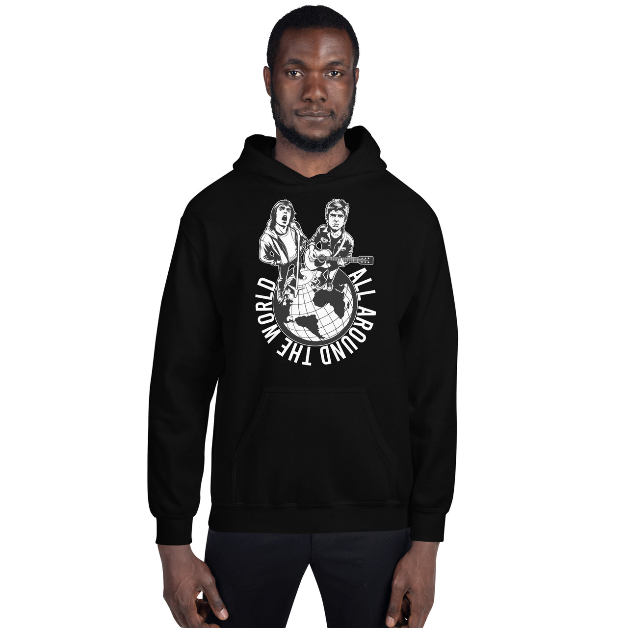 Men's World Dark Hoodie