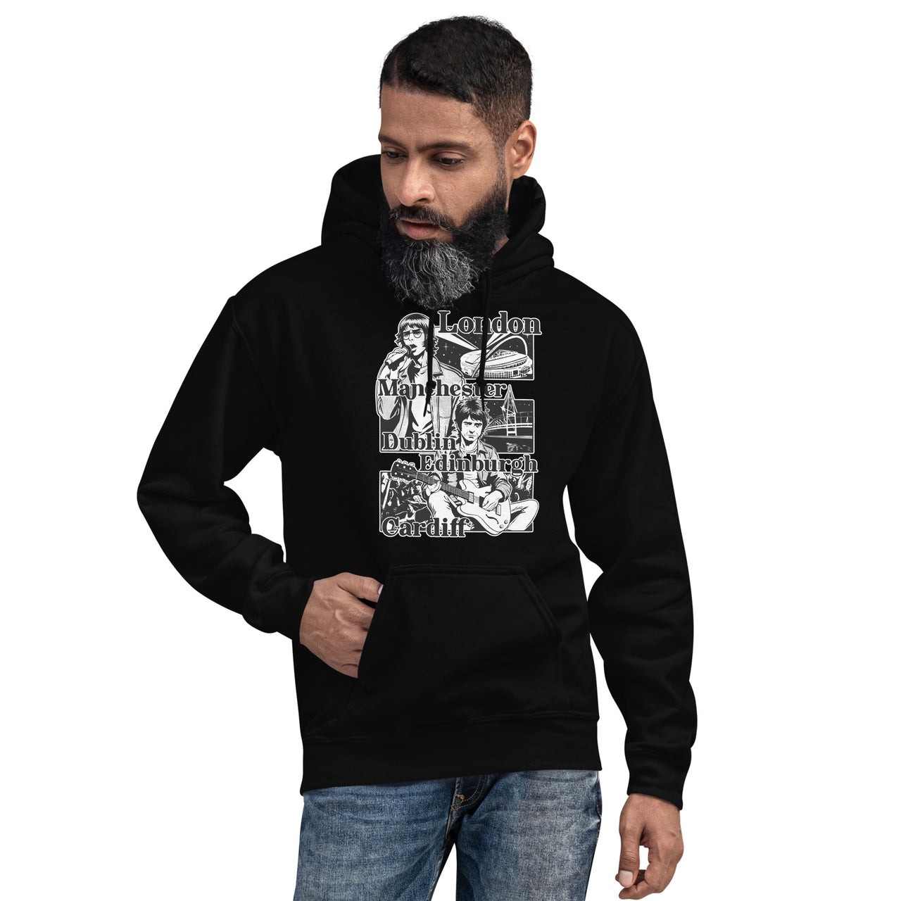 Men's Cities Dark Hoodie