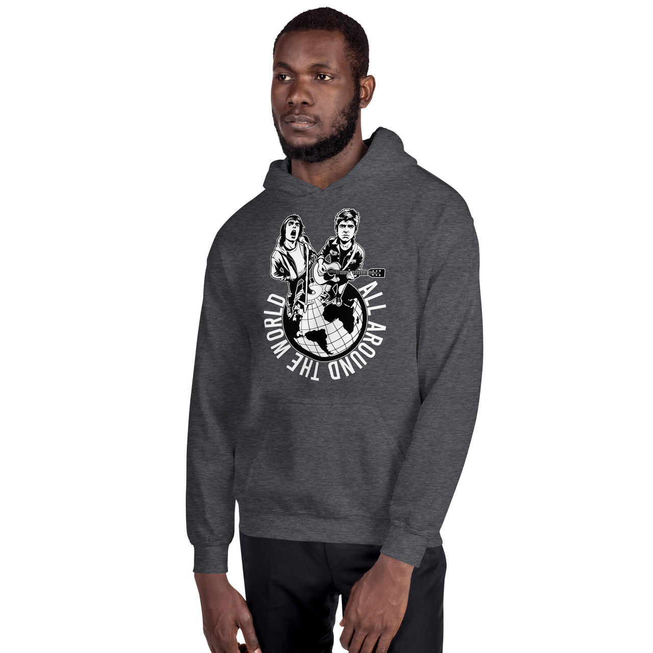 Men's World Dark Hoodie