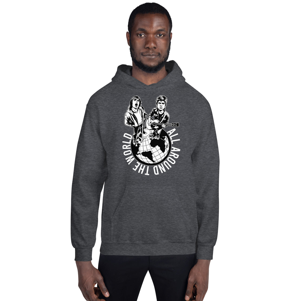 Men's World Dark Hoodie