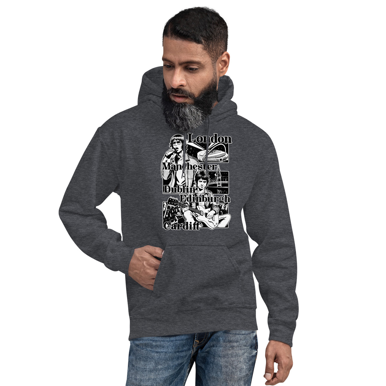 Men's Cities Dark Hoodie