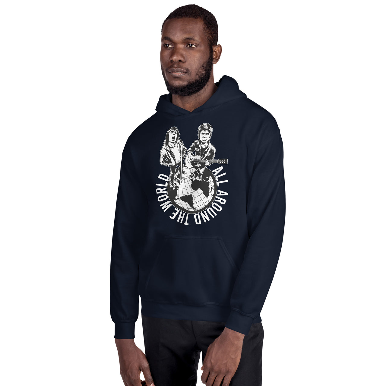 Men's World Dark Hoodie