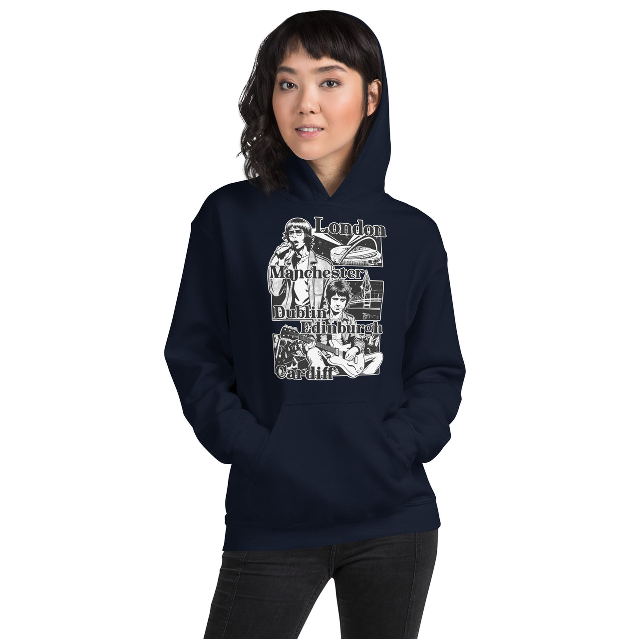 Women's Cities Dark Hoodie